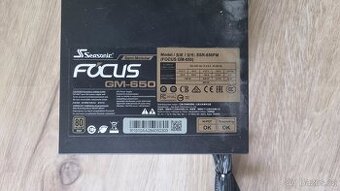 Seasonic Focus GM-650 – 650 W, 80 PLUS Gold, semi-modulární
