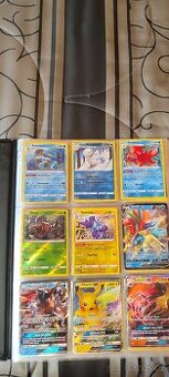 Pokémon karty – 68 kusů + velký a malý obal – 300 Kč