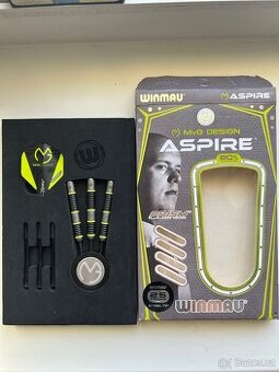 Šipky Winmau MVG Aspire 80% 25g steel tip