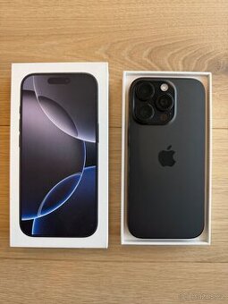 iPhone 16 Pro 256 GB Černý titan