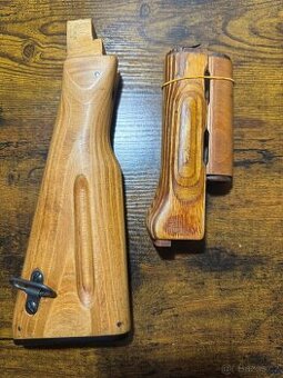 AK47 / AKM / AK74 pažbení - blond dřevo