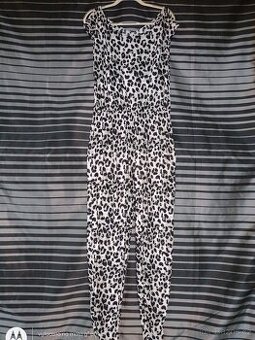 nový dámský leopardí overal Calze del Mondo v.L-XL/40-42