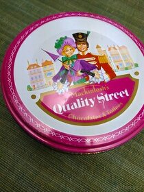 kulatá plechová krabička