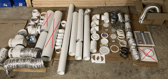 PVC vzduchotechnické potrubí 100 a 150mm