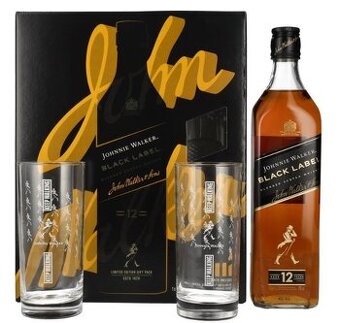Johnnie Walker Black Label – 12yo, 40% 0,7L, dárkové balení