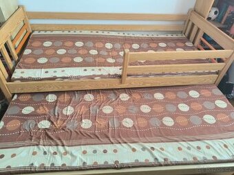 Praktická dětská dvoupostel 6-14 let 80x180cm