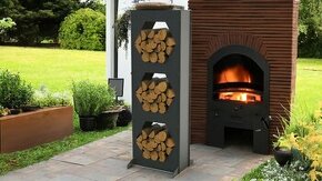 Skládací stojan na palivové dřevo V6 Hex