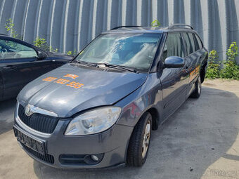 Škoda Fabia II 1.6 ( BTS ) 77kW r.2009 šedá 9153 na náhradní