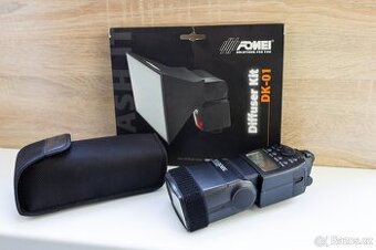 Canon blesk Speedlite 580 EX II + fomei difuzer kit