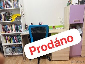 Prodám psací stůl (zelený)-PRODÁNO