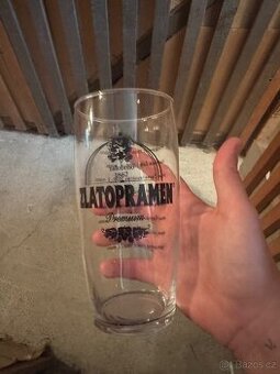 Retro skleničky Zlatopramen