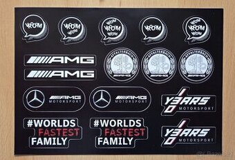Mercedes AMG originální samolepky