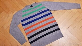 Veselý pruhovaný bavlněný svetr Jack&Jones,vel.S