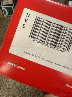 Snížené pružiny eibach superb 3 combi