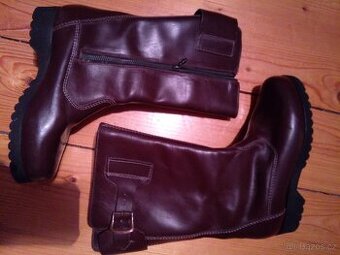 Boty důstojnické zimní,vel 25 1/2