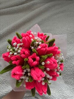 Umělá květina, pipe cleaner tulips