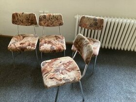 Kovové čalouněné židle - 1