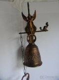 Starý závěsný masivní mosazný zvon, zvonice č.4 - 1