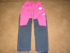 Nové šusťákové kalhoty s fleecem zn. Wolf vel.134