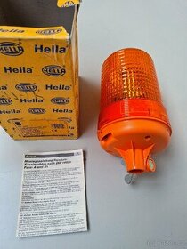Oranžový rotační maják HELLA KL 600 na tyč, 24 V