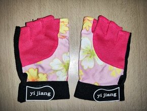 Cyklistické rukavice Yi jiang (cca 10 - 14 let) - 1