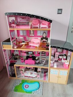 Obrovský dům pro panenky Barbie Kidkraft Sparkle Mansio