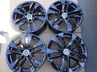Alu disky origo černé Mercedes, 17", 5x112, ET 47, šíře 7,5