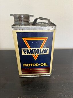Plechovka od oleje Fantolin