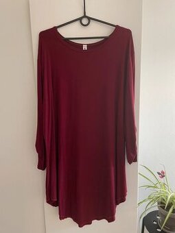 Bordó šaty- XXL / 44