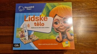 Kouzelné čtení kniha Lidské tělo s tužkou NOVÉ