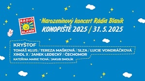 Koncert Konopiště, rádio Blaník