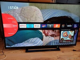 Smart TV JVC 55" úhlopříčka 140cm, - Wi-Fi,  DVBT2