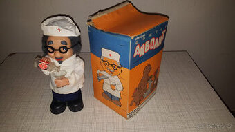 Retro elektrická hračka Doktor Bolíto (Aйболит)