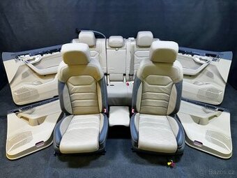 VW Touareg III CR7 kuzeny interier sedacky