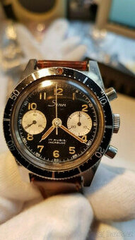 Chronograf Sinn Bi Compax Model 101 A Ručně natahovaný 38 mm