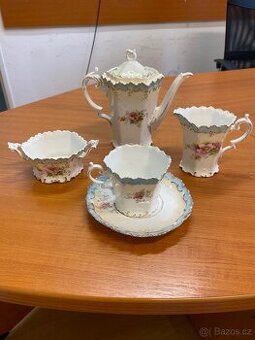 Starý porcelánový čajový servis R.S. Prussia (cca 1899)