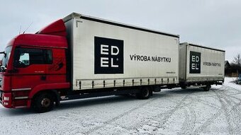 MAN TGL 12.250 manuál 2019 + vlek Glocar CA1