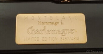 MONTBLANC Charlemagne LIMITOVANÁ EDICE 4810 ID 02770 OVP Mec