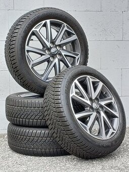 Zimní orig alu kola Toyota Yaris Dunlop 195/55/16 vzorek 8mm