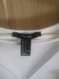 Bílé šaty Forever 21 vel. S