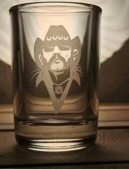 Lemmy Motorhead panáky 12 ks jedno deci