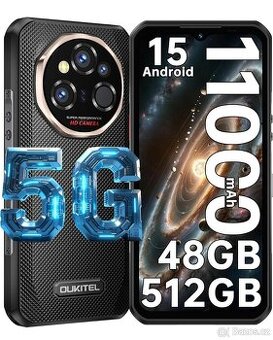 Ultra odolný smartphone OUKITEL WP55 5G,Noční vidění,termoiz