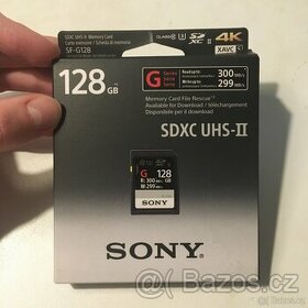 SD karta SONY SDXC 128GB TOUGH UHS-II SF-G 299MB/s