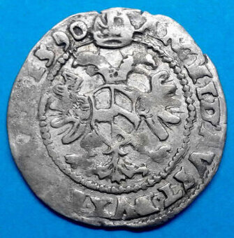 Stříbrná mince císař Rudolf II. Kutná Hora