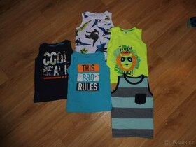 Chlapecká letní trika bez rukávu