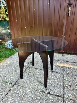 Unikátní starožitný konferenční stolek masiv