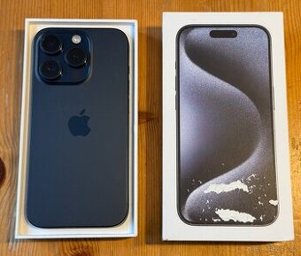 Apple iPhone 15 Pro 128GB modrý DPH