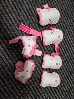 Chrániče na kolečkové brusle a další - komplet, dívčí