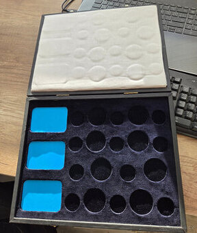 Mince , luxusní kazeta na mince