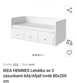 Hermes rozkládací postel